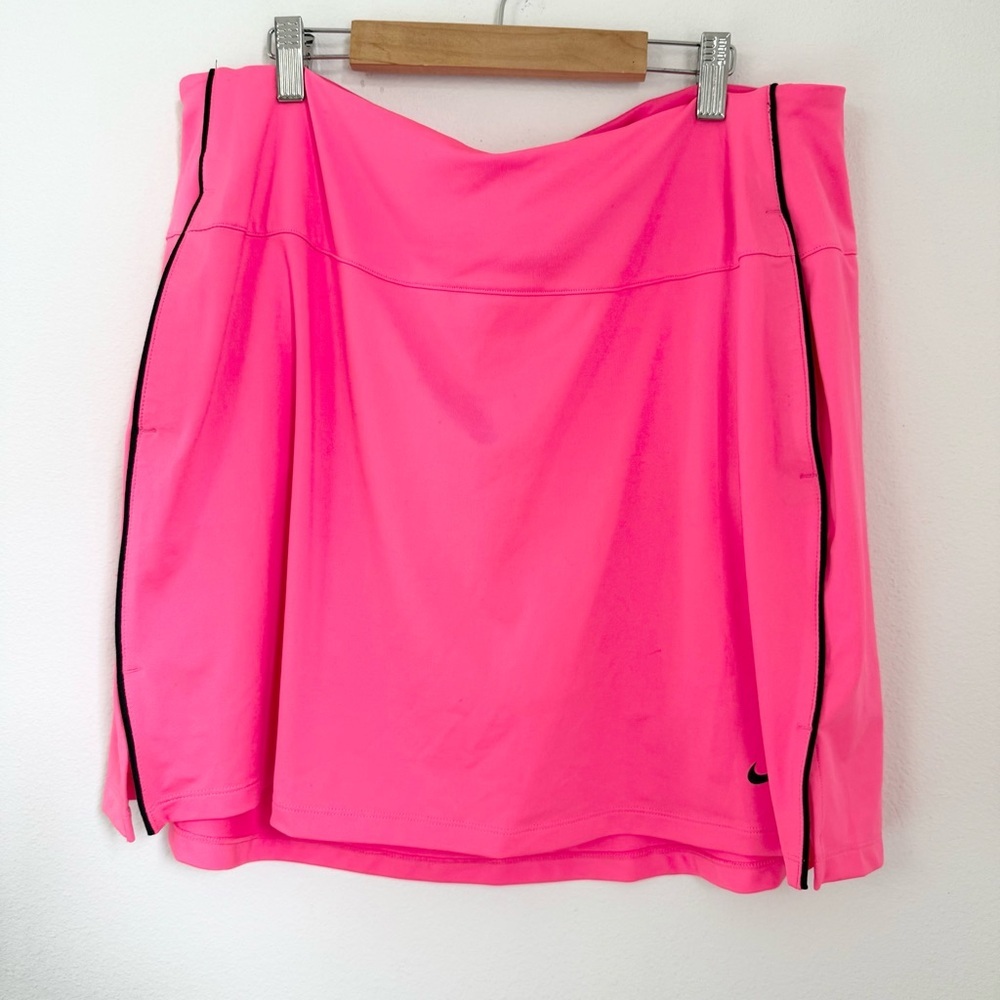 Nike Hot Pink Ladies Golf Skirt Skort with Shorts w Pockets Size XL